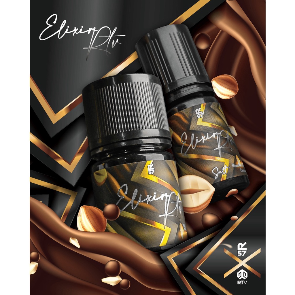 Jual ELIXIR V2 CHOCOLATE HAZELNUT CARAMEL 60ML BY R57 X RTV PREMIUM ...