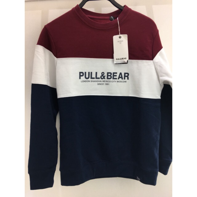 Harga crewneck pull and bear original new arrivals