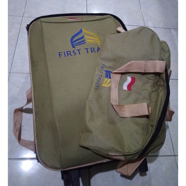 Jual tas koper first travel 24 inch bonus tas travel | Shopee Indonesia