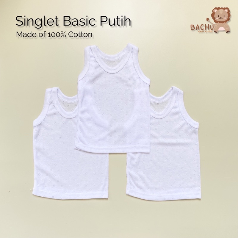 Jual BACHU 12 Pcs Singlet anak Kaos Dalam Bayi 1 lusin | Shopee Indonesia