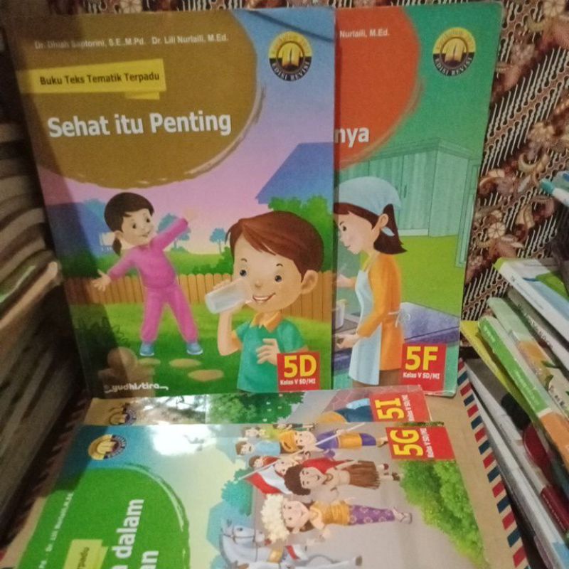 Jual BUKU TEKS TEMATIK TERPADU 5C 5D 5F 5 G5 5I SD MI KELAS 5 V ...