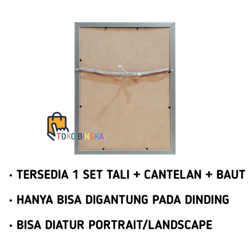 Jual Bingkai 12R Bingkai A3 Frame 17R Murah Mewah Double List/Linen ...