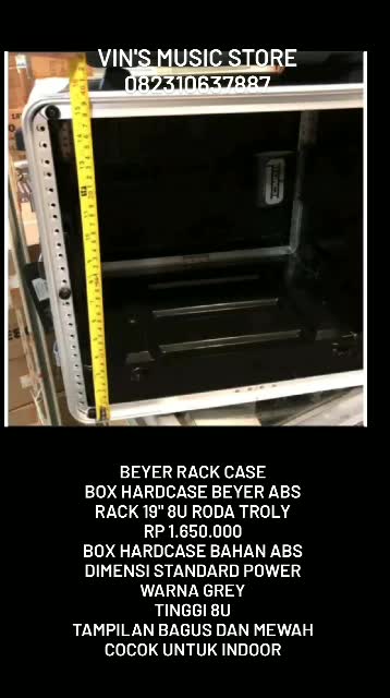 Jual Box hardcase Beyer abs rack 19