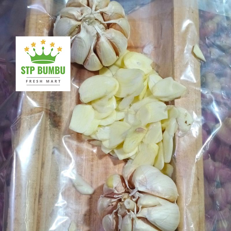 Jual Bawang Putih Banci Honan Iris Segar 100gr Shopee Indonesia