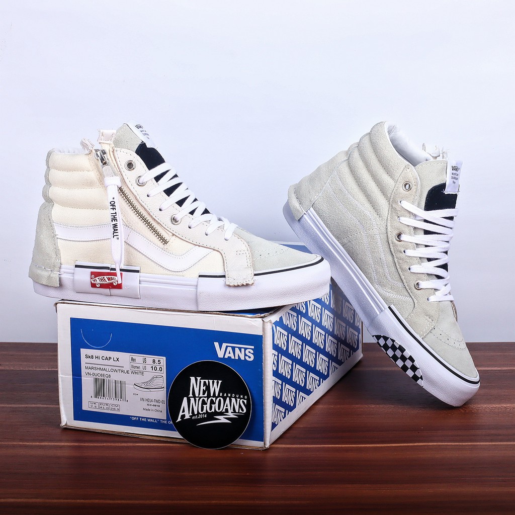 Vans sk8 hi outlet cut and paste white