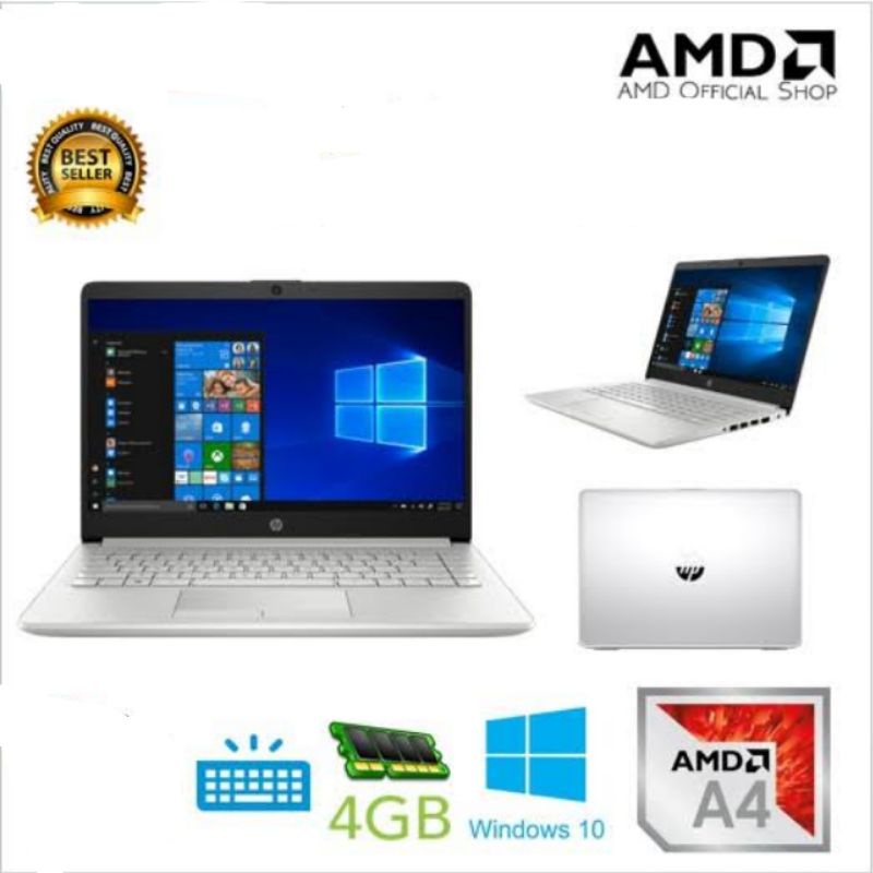 Jual Laptop Hp 14s-dk0xxx amd a4-9125 ram 4gb hdd 1 tera VGA Radeon R3 ...