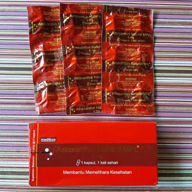 Jual Astaxanthin Natural MPL 4mg Shopee Indonesia