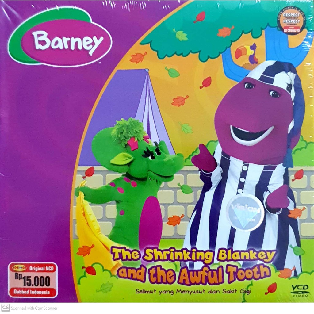 Jual Barney The Shrinking Blankey and the Awful Tooth | VCD Original ...