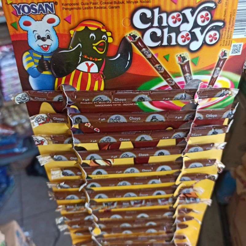 Jual Cokelat Chocolate Yosan Jumbo Stick Choyo Isi 24 Pcs | Shopee ...