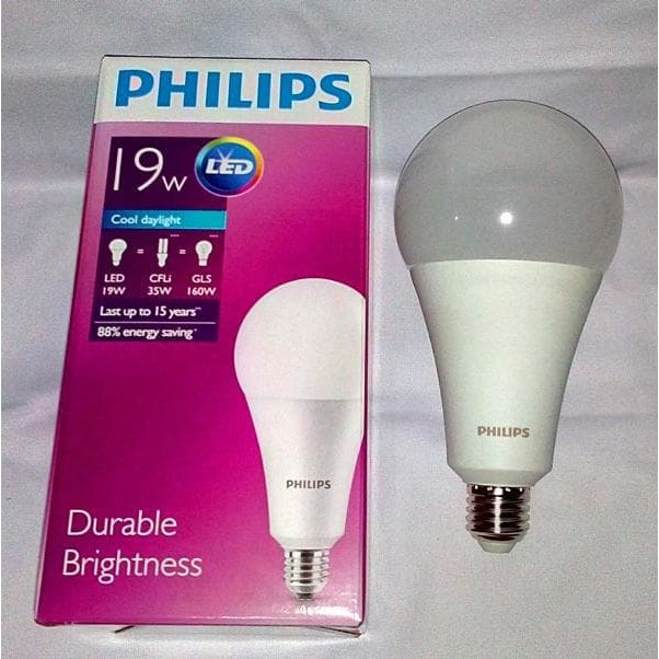 Lampu LED Philips 19 Watt Cool Daylight setara 35 watt