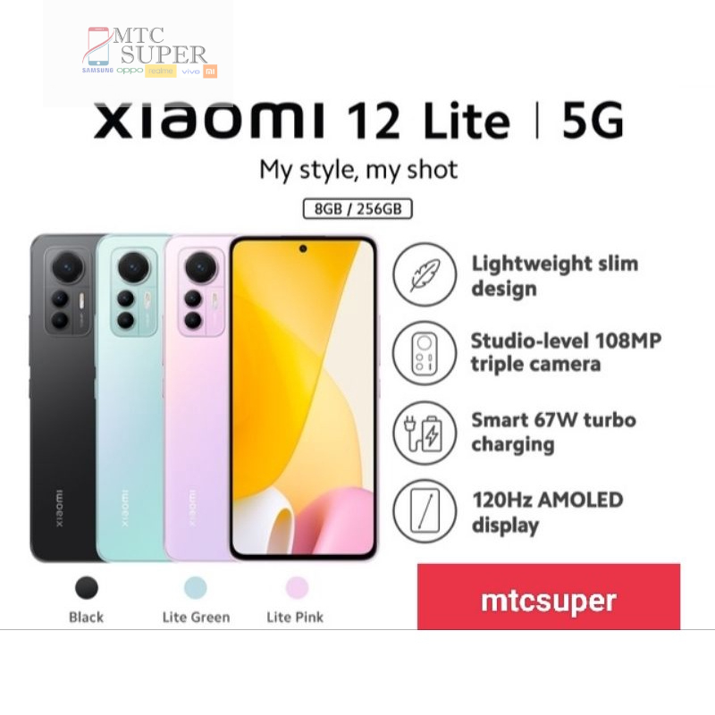 Jual XIAOMI MI 12 LITE 8/256 GARANSI RESMI | Shopee Indonesia
