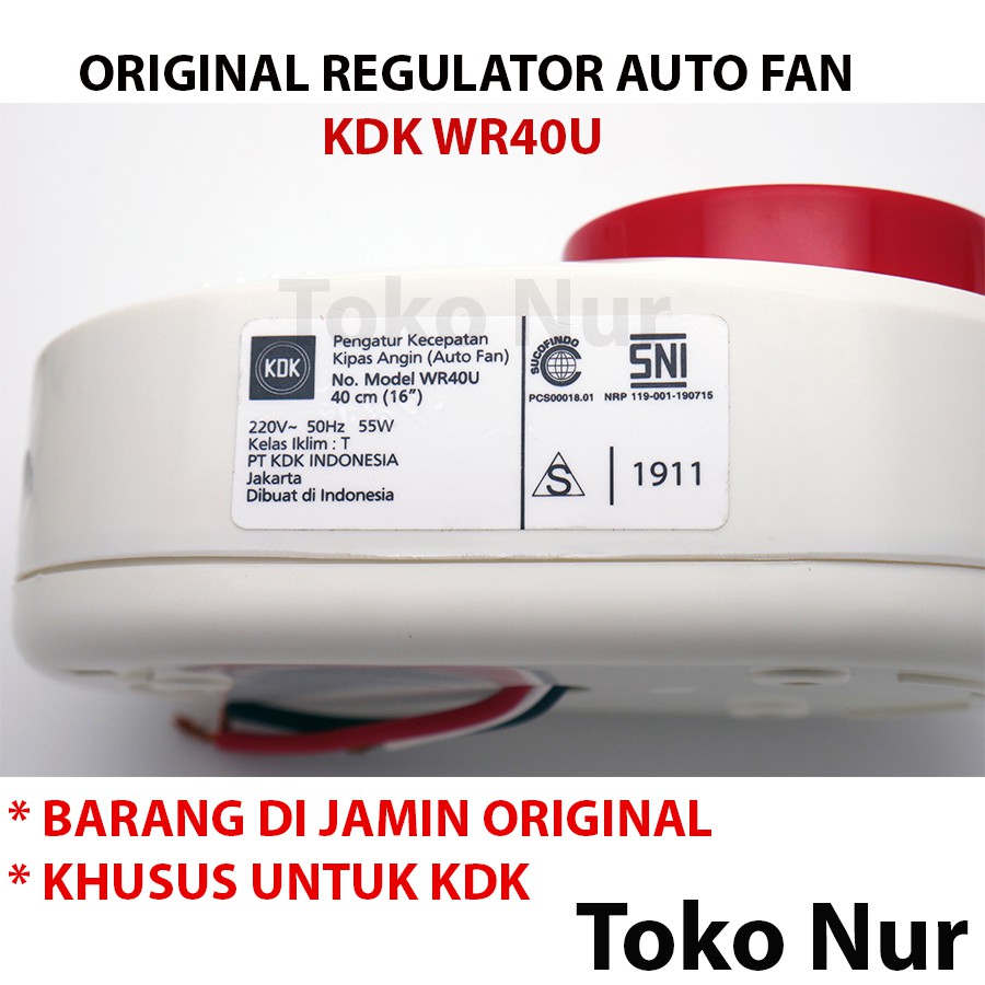 Jual Regulator KDK Auto Fan Original WR40U | Shopee Indonesia