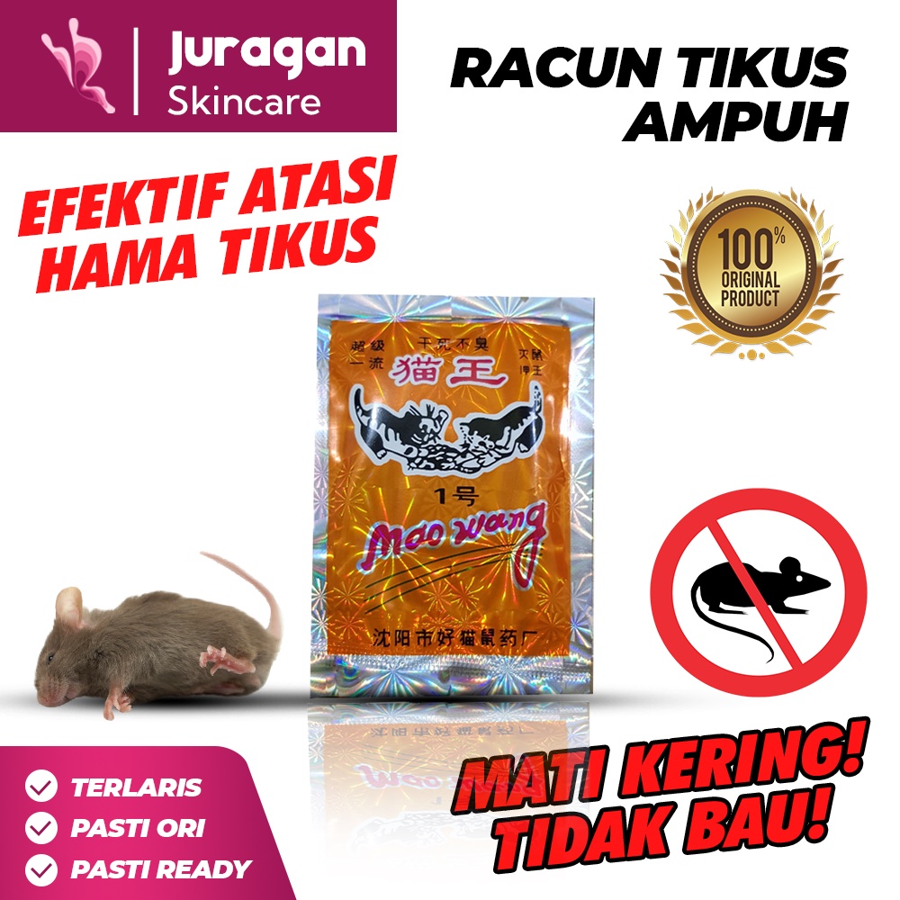 Jual Pasti Ori Racun Tikus Mati Kering Dan Gak Bau Mao Wang