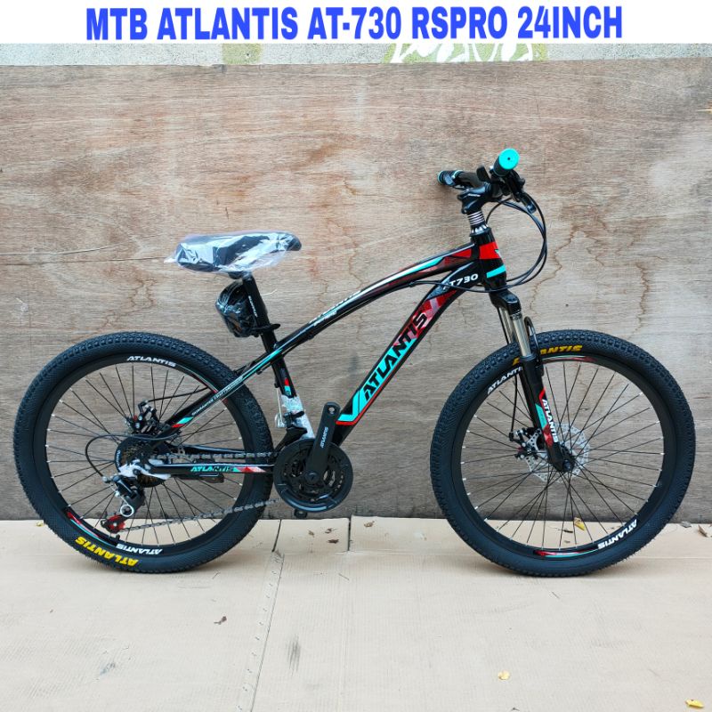 Jual Sepeda Gunung MTB Atlantis AT-730 Rs Pro 24Inch 3x7Sp Hi-ten stell ...