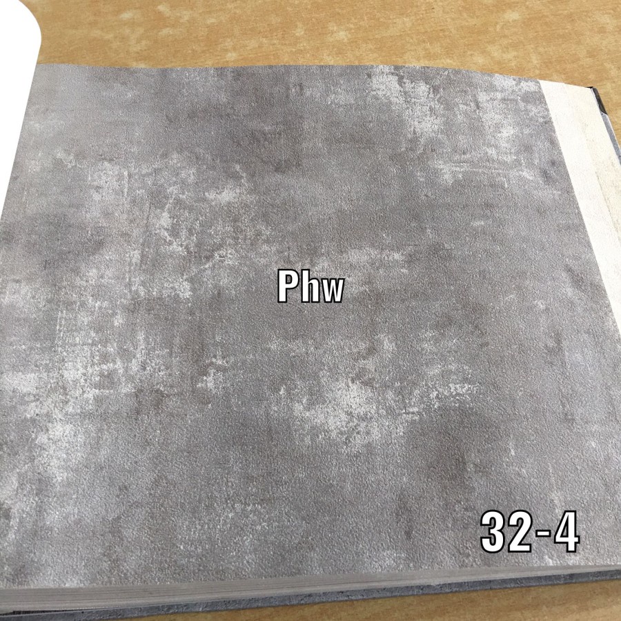 Jual WALLPAPER DINDING KOREA MOTIF SEMEN ACIAN TEMBOK ABU NATURAL