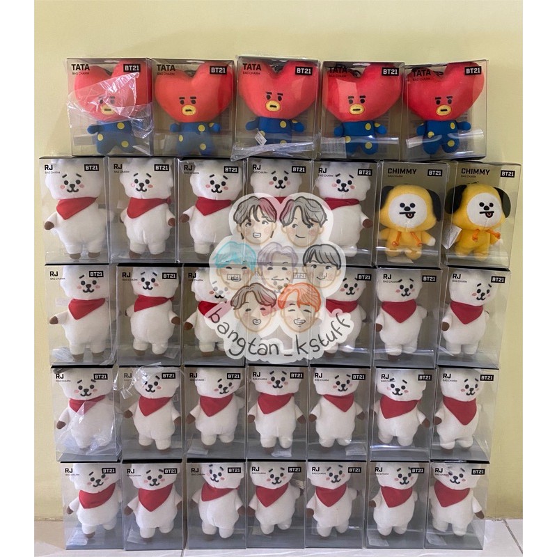 Jual [READY STOCK] BTS BT21 OFFICIAL BAG CHARM CHIMMY | Shopee Indonesia