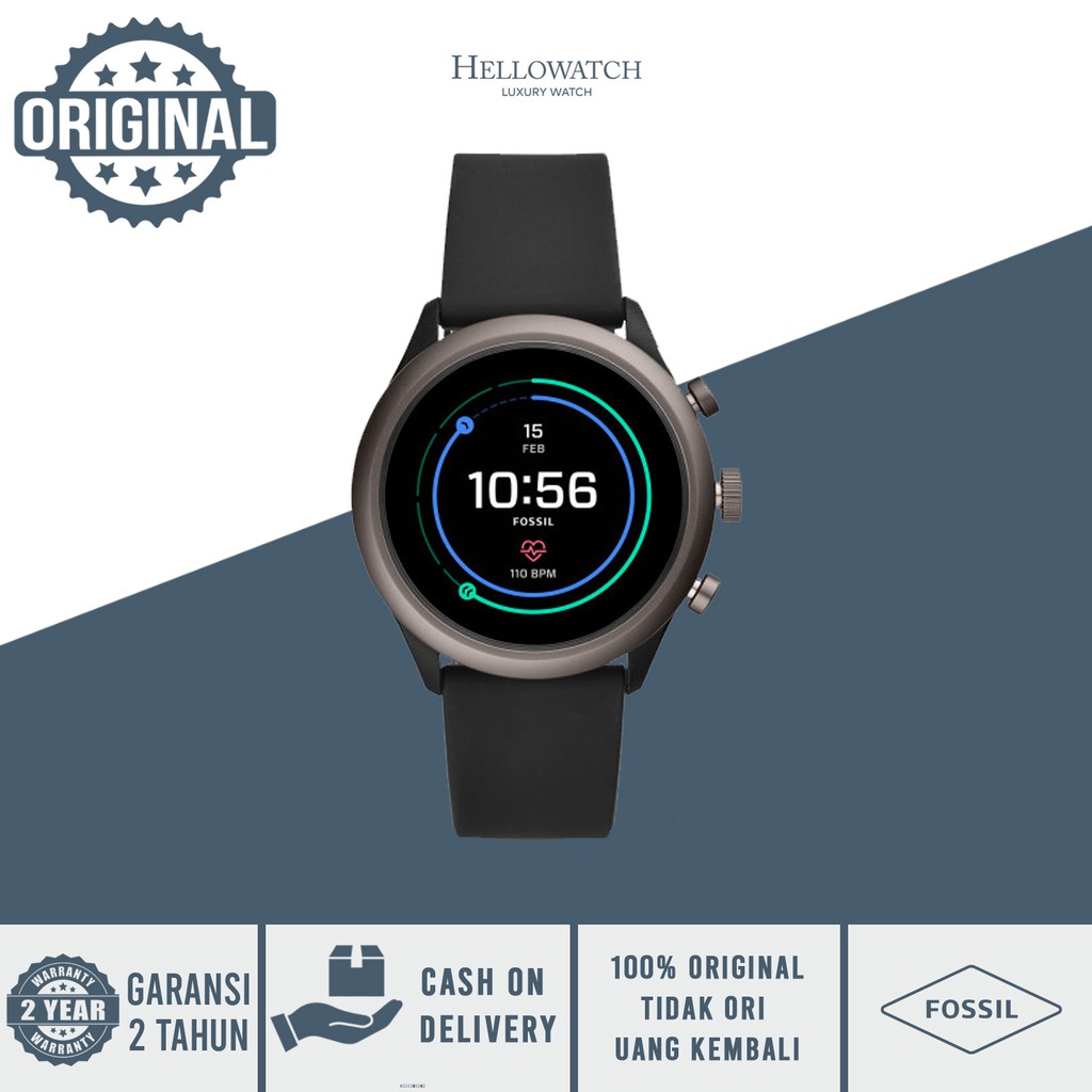 Jual fossil on sale sport smartwatch