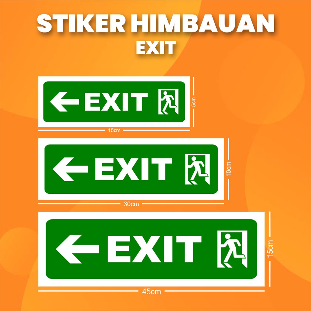 Jual Stiker K3 Keluar 