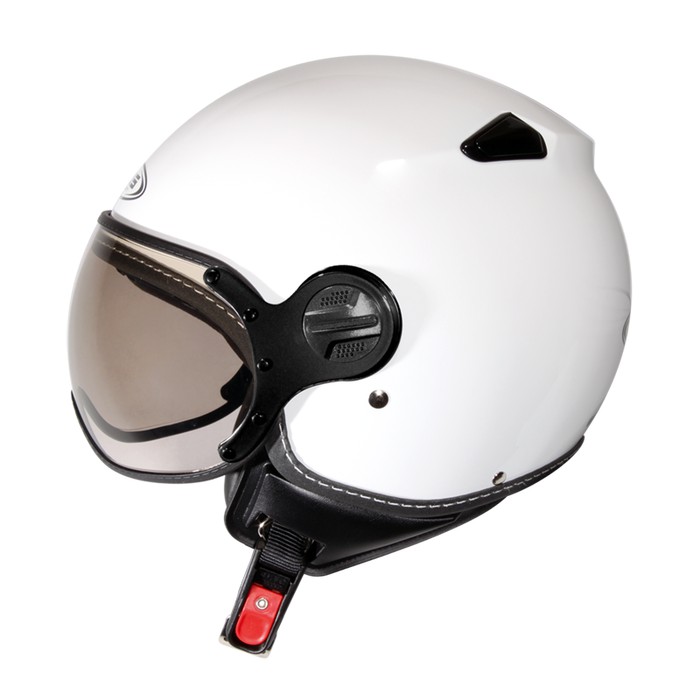 Jual Helm Half Face zeus 210 White | Shopee Indonesia