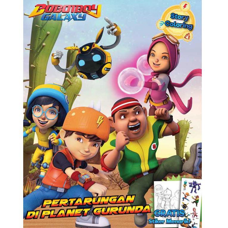 Jual [KODE PRODUK Z9NQ95741] Aktivitas mewarnai bonus stiker Boboiboy ...