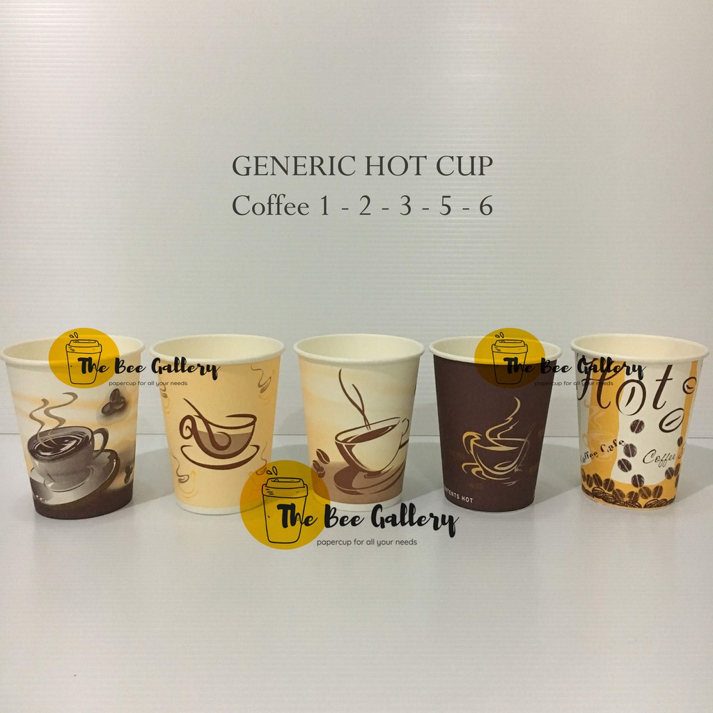 Jual Paper Cup Motif Kopi Oz Hot Gelas Kertas Panas Varian Per Shopee Indonesia