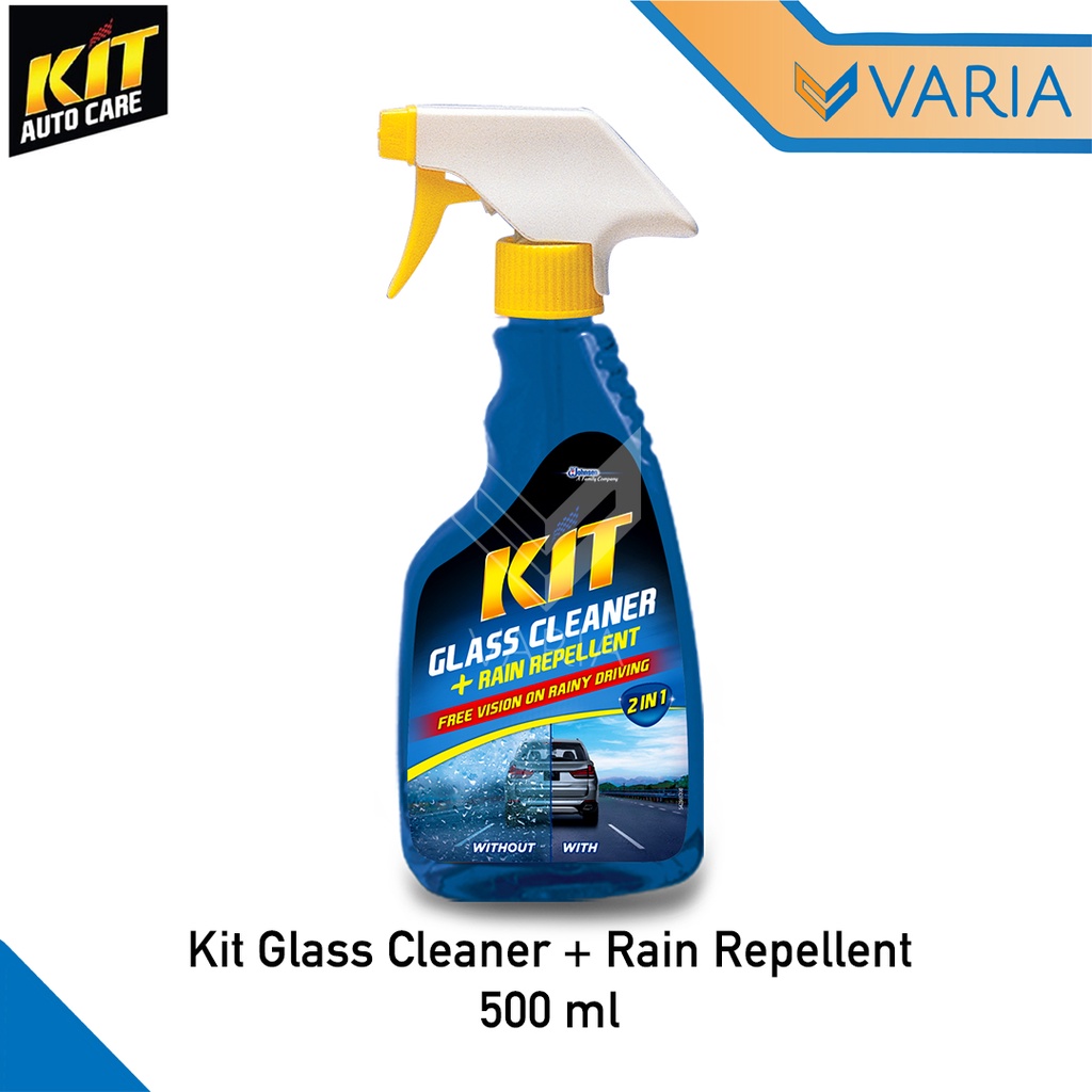 Jual Kit Auto Glass Cleaner + Rain Repellent 2 in 1 Pump 500 ml ...