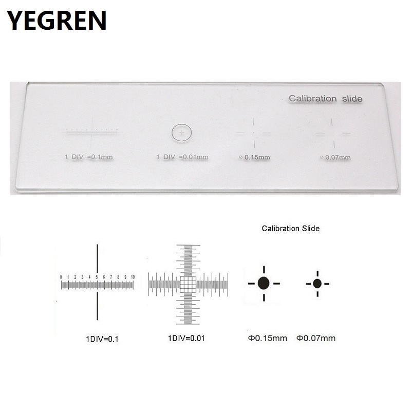 Jual PREORDER Cross Dot DIV 0.01 mm Stage Micrometer Calibration Slide ...