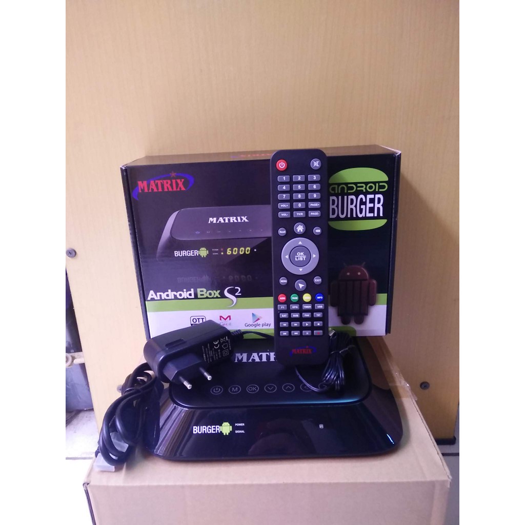 Jual Receiver Tv Parabola Android kit kat 4.4 Matrix burger S2 android ...