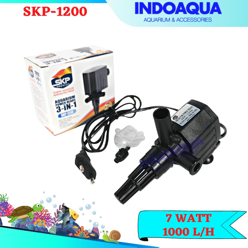 Jual Pompa Air Celup Aquarium Kecil SKP 1200 Pompa Hidroponik Water