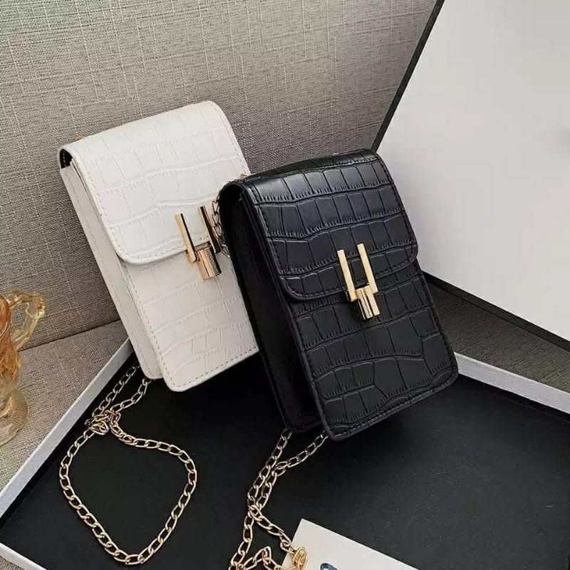 Jual RTN - TAS HP CROCO/TAS LUCU/TAS SELEMPANG WANITA/TAS TALI RANTAII