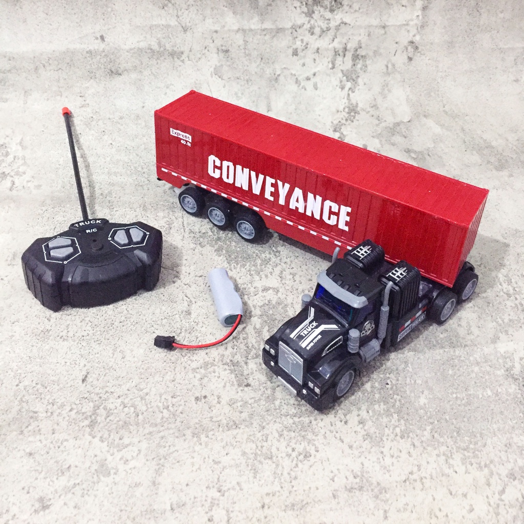 Jual MAINAN RC TRUCK KONTAINER BATERAI CAS MOBIL REMOTE KONTROL TRUK ...