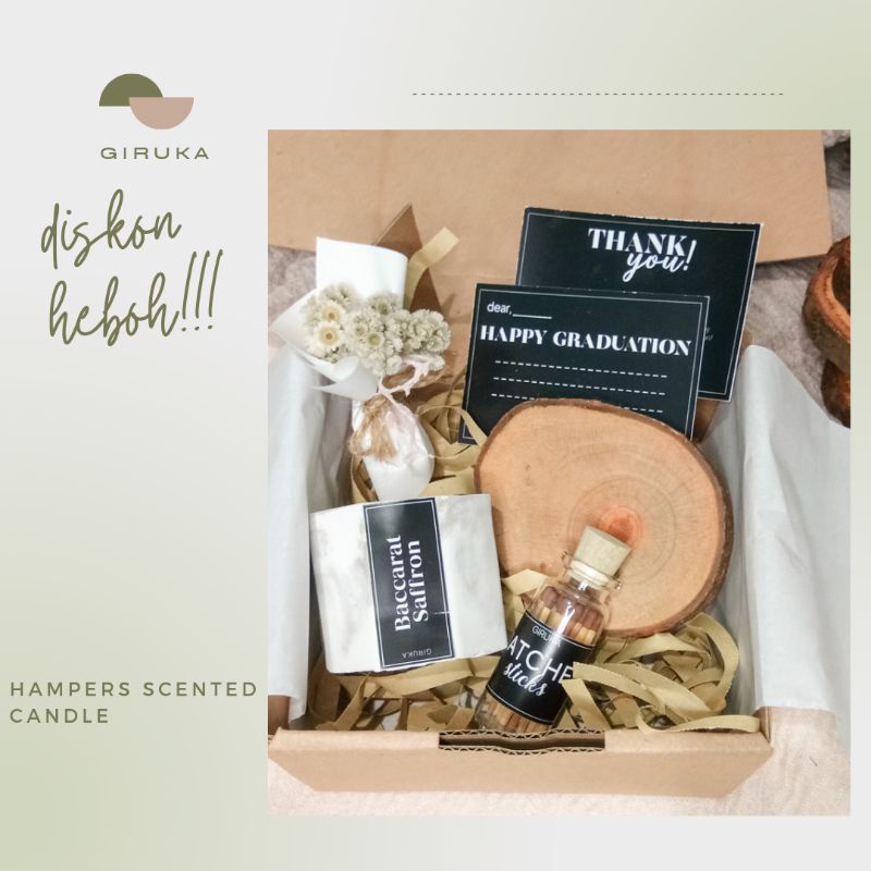 Jual HAMPERS SCENTED CANDLE/ HAMPERS GRADUATION/ HAMPERS WISUDA ...