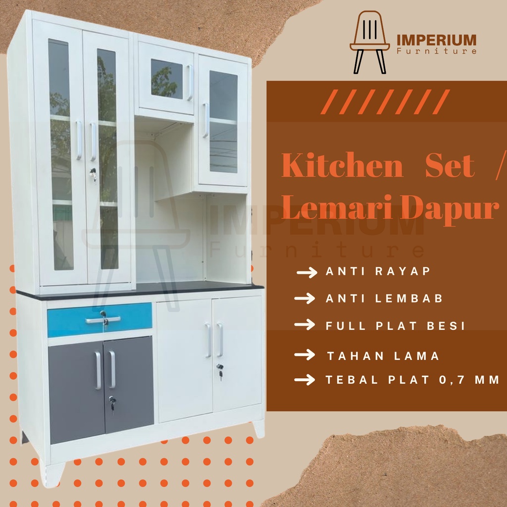 Jual Kitchen Cabinet Besi - Kitchen Set Besi - Lemari Dapur Besi ...