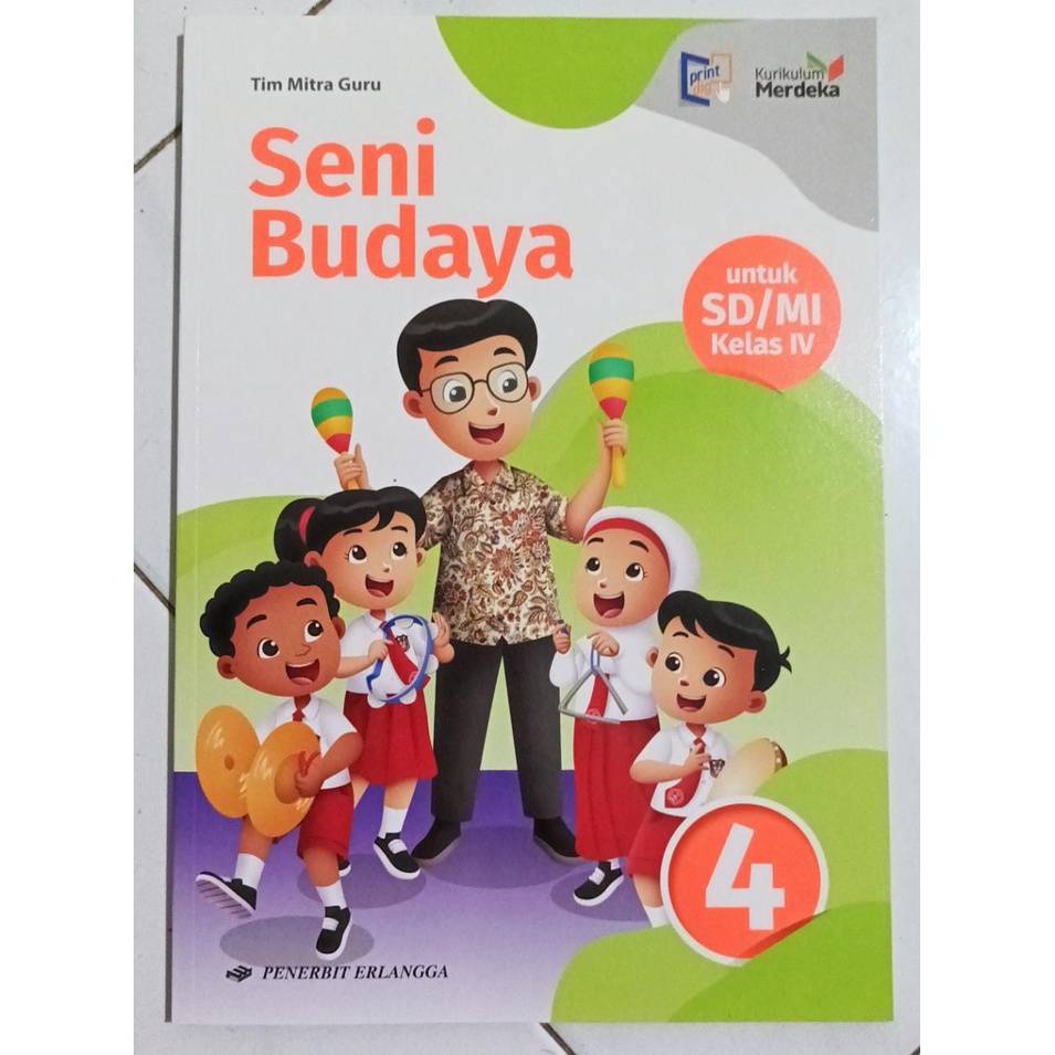 Jual Buku Seni Budaya Kelas 4 Dan Kelas 5 SD Kurikulum Merdeka & Kunci ...