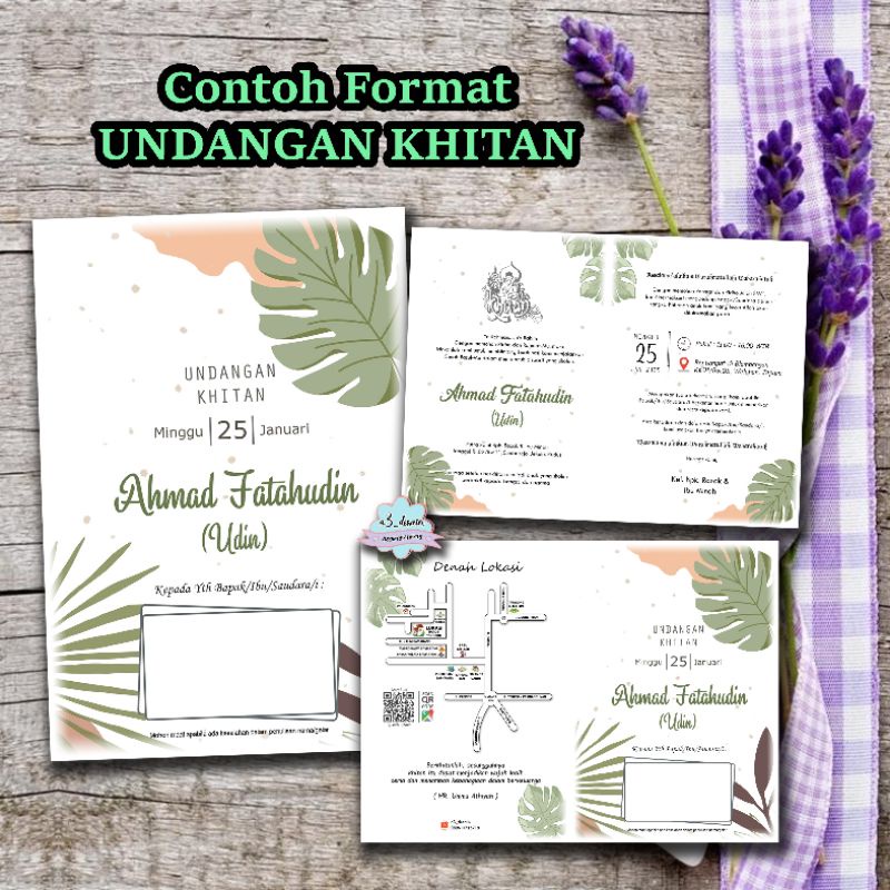 Jual Undangan Khitan, Walimatul Khitan (Kode A1 - A20) | Shopee Indonesia