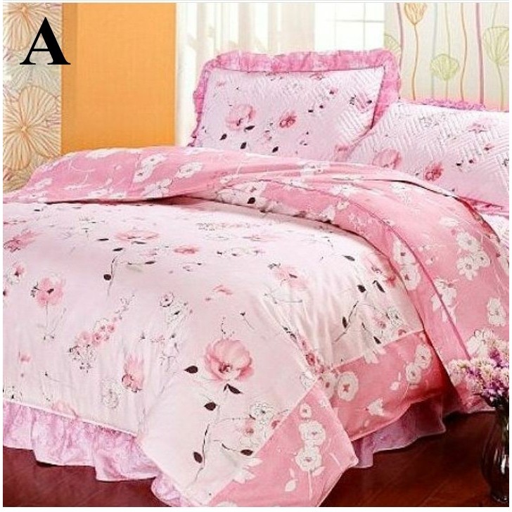 Jual Bed Cover Cotton Quilt Set / Alas Tempat Tidur Bed Cover Motif