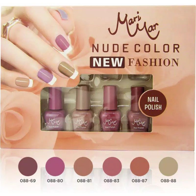 Jual Ecer Marimar Nude Color Kutek Kuteks Warna Nude Cat Kuku Nail Polish Xi Xiu Bpom Vc