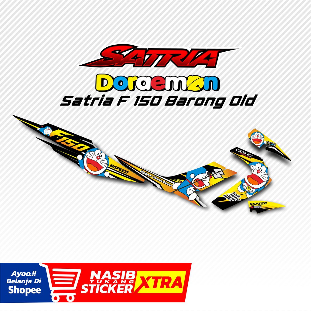 Jual STRIPING VARIASI STICKER STIKER MOTOR SUZUKI SATRIA F150 OLD ...