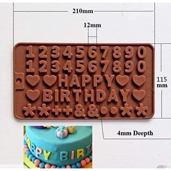 Stapo in Silicone Happy Birthday