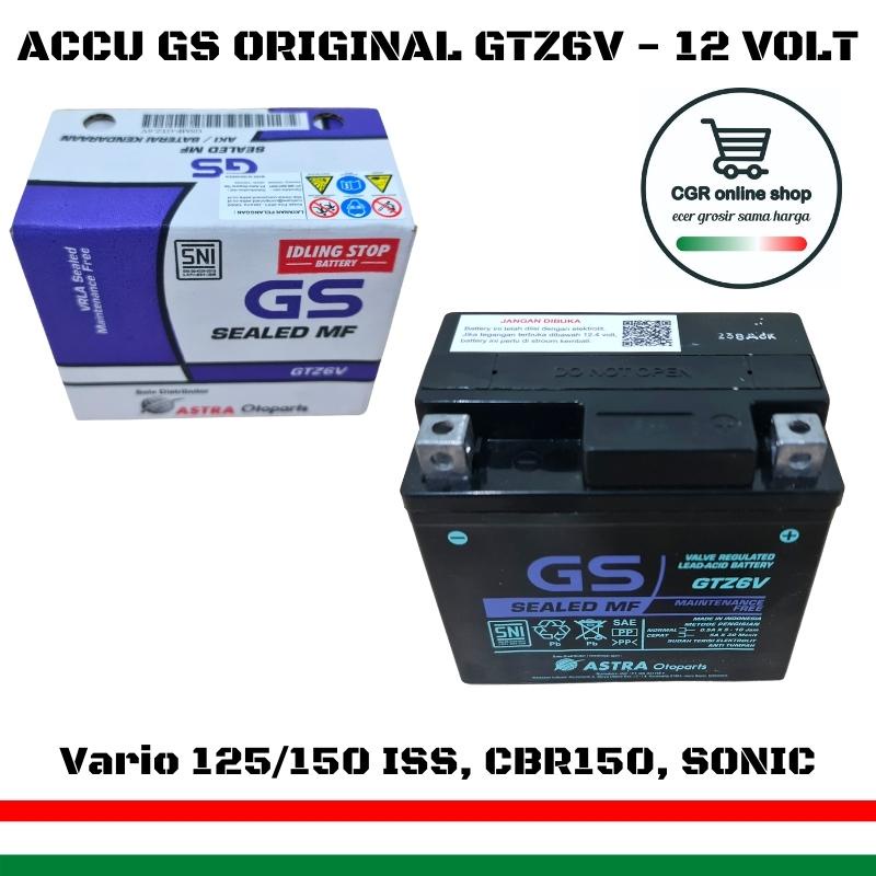Jual AKI GS ASTRA MF GTZ-6V GTZ6V ACCU KERING PCX 125 PCX 150 VARIO125