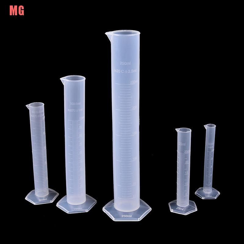 Jual Gelas Ukur Tabung Plastik Ukuran 102550100250ml Untuk Laboratorium Tabung Kimia 9863