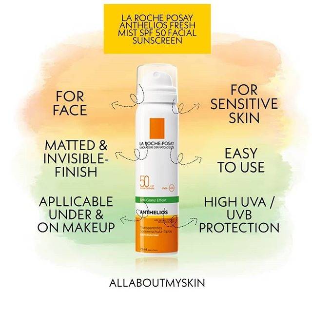 Jual LA ROCHE POSAY ANTHELIOS BRUME INVISIBLE SPRAY ANTI SHINE FRESH ...