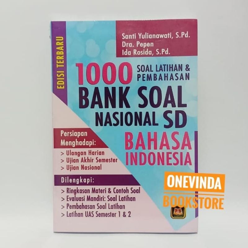 Jual Buku Bank Soal Nasional Bahasa Indonesia 1000 Soal Latihan Dan ...