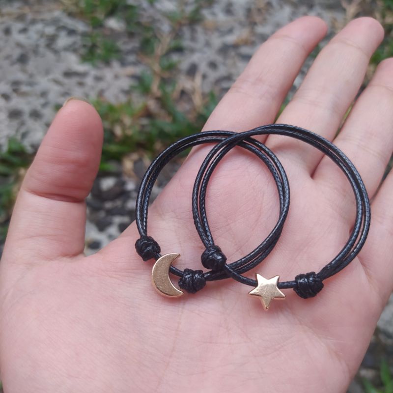 Jual MOON & STAR SPACER BRACELET / GELANG BULAN BINTANG COUPLE / UNIK ...