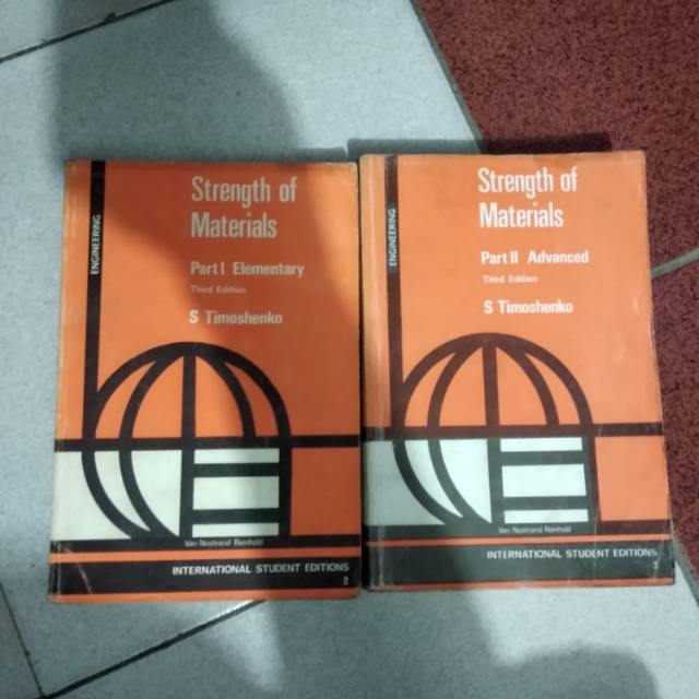 Jual Buku original strength of materials part 1 and part 2 by s