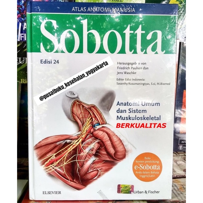 Jual SOBOTTA Atlas Anatomi Manusia Edisi 24 Vol 1 2 3 Tabel Anatomi ...