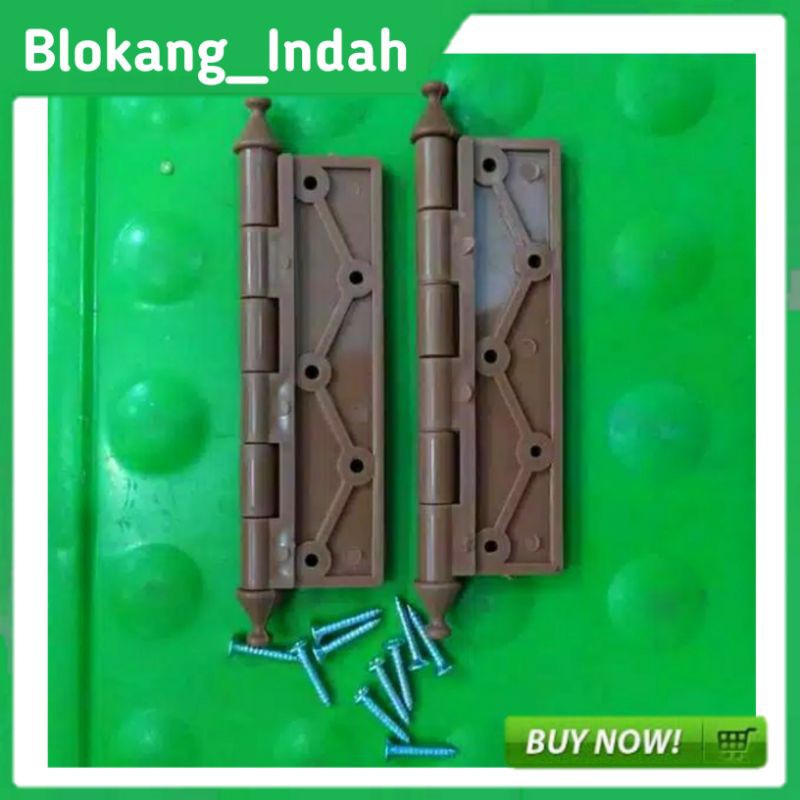 Jual Engsel Pintu Kamar Mandi Plastik Pvc Coklat Inch Shopee Indonesia