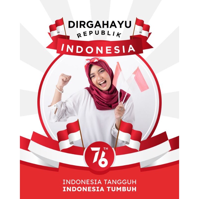 Jasa Pembuatan twibbon 17-an Agustus Kekinian keren
