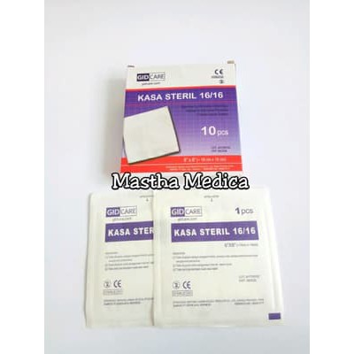 Jual Kasa Steril Kassa Sterile X Cm Gid Care Shopee Indonesia