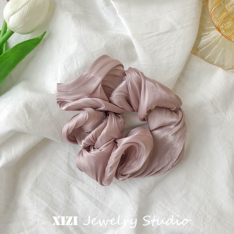 Jual Town Shell - Sparkling Korean Scrunchy / scrunchie / scrunchies ...